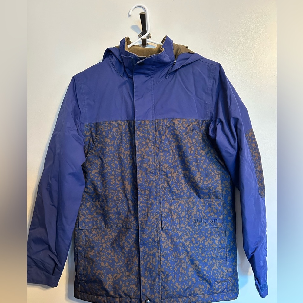 Burton Kids Raincoat in Blue and Brown